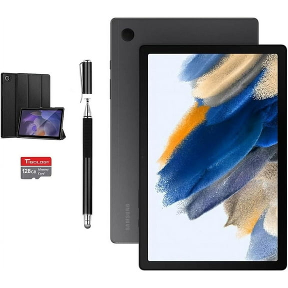 SAMSUNG Galaxy Tab A8 10.5” Inch Wi-Fi Android Touchscreen International Tablet, 64 GB + 128GB Memory Card, Gray, with Mazepoly Accessories