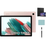 SAMSUNG Galaxy Tab A8 Android WiFi Tablet, 10.5 Touchscreen 1920x1200 LCD Screen, 64GB Storage, Bluetooth, Android 11 OS, Pink Gold with Mazepoly Accessories