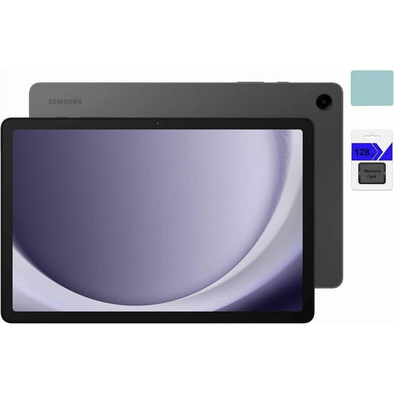 SAMSUNG Galaxy Tab A9  10.9 inch 128GB Android WiFi Tablet, Big Screen, Quad Speakers, Upgraded Chipset, Multi Window Display, Slim, Durable Design, Graphite with Mazepoly 128GB Memory Card