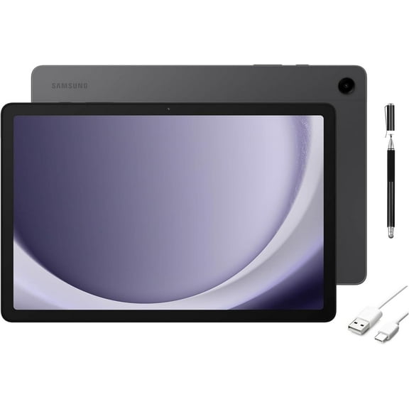 SAMSUNG Galaxy Tab A9+ 11 inch 64GB Android Tablet, Big Screen, Quad Speakers, Upgraded Chipset, Multi Window Display, Slim, Light, Durable Design, Graphite with Tigology Accessories