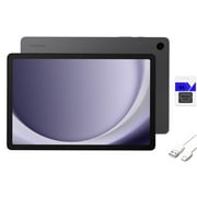 SAMSUNG Galaxy Tab A9+ 64GB 11'' Android Tablet + Galaxy Tab A9+ Book Cover (Blue), Upgraded Chipset, Multi Window Display, Slim, Light, Durable Design, Graphite + Mazepoly Accessories