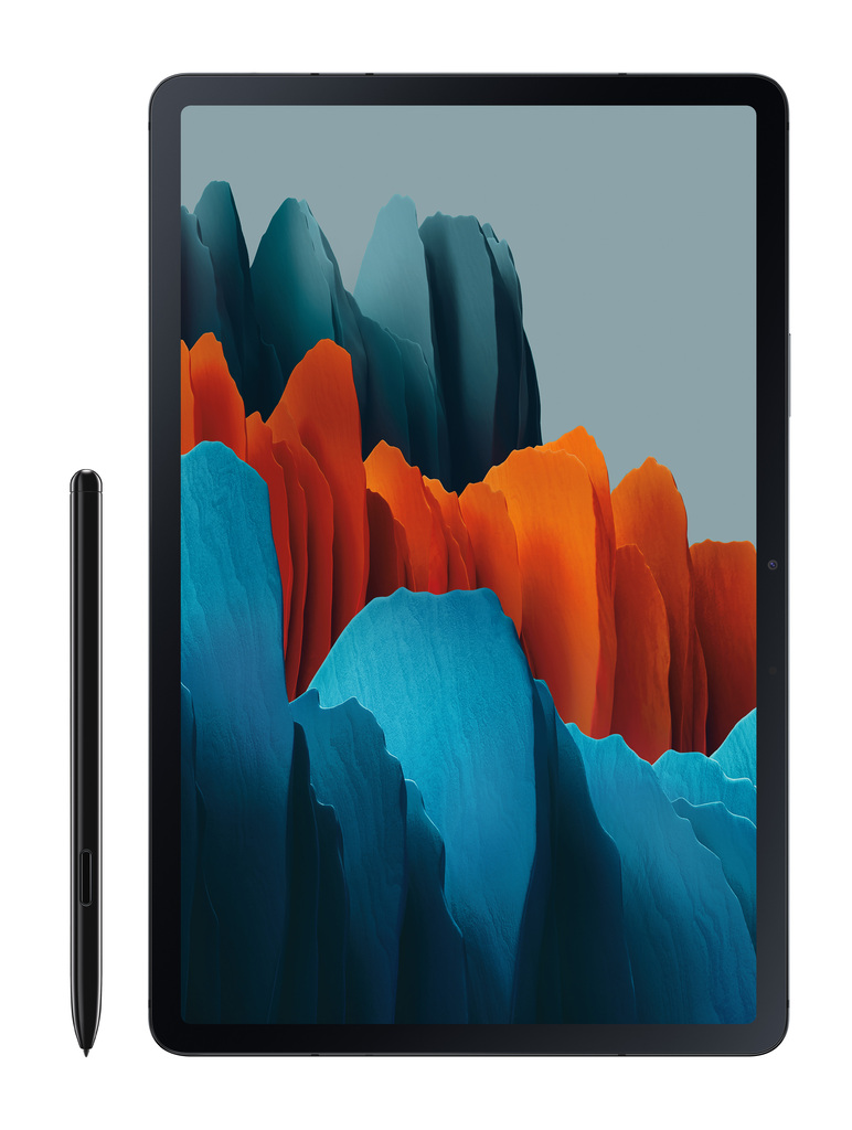 SAMSUNG Galaxy Tab S7 128GB Mystic Black (Wi-Fi) S Pen Included - SM-T870NZKAXAR - image 1 of 18
