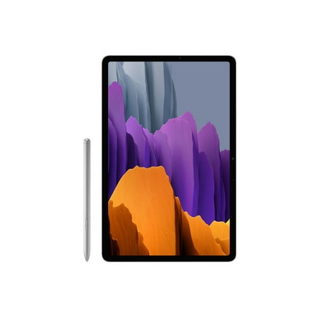 Samsung - Galaxy Tab S7 - 11” - 128GB - With S Pen - Wi-Fi - Mystic Silver