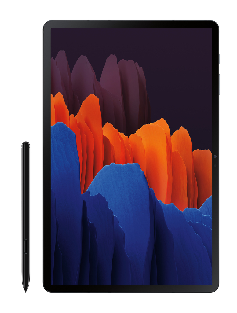 SAMSUNG Galaxy Tab S7 Plus 256GB Mystic Black (Wi-Fi) S Pen Included - SM-T970NZKEXAR - image 1 of 19