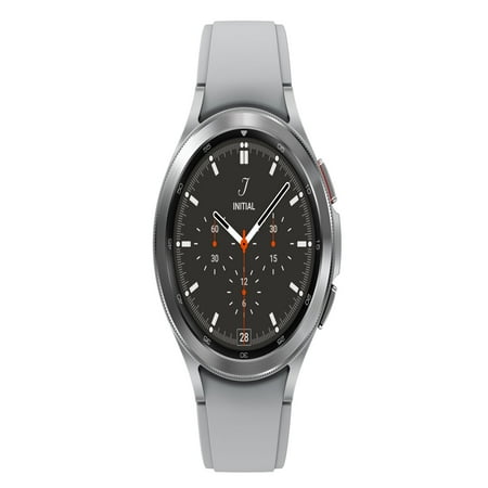 Samsung - Galaxy Watch4 Classic Stainless Steel Smartwatch 46mm BT - Silver