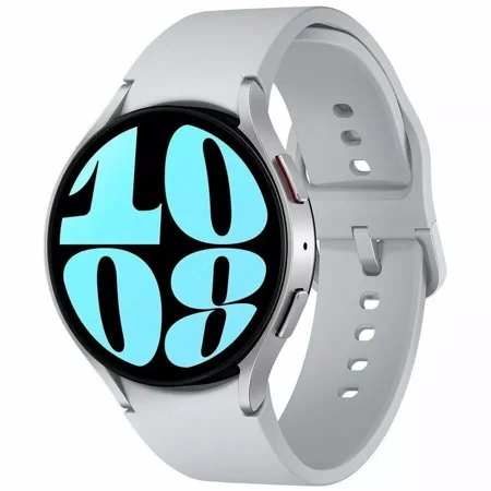 SAMSUNG Galaxy Watch 6 44mm Bluetooth Smartwatch, Fitness Tracker, Personalized HR Zones, Advanced Sleep Coaching, Heart Monitor, BIA Sensor for Health Wellness Insights, Big Screen, US Version Silver