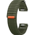 thumbnail image 1 of SAMSUNG Galaxy Watch 7, 6, 5, 4 Series Fabric Band Medium/Large, ET-SVL31LKEGUJ, Green, 1 of 3