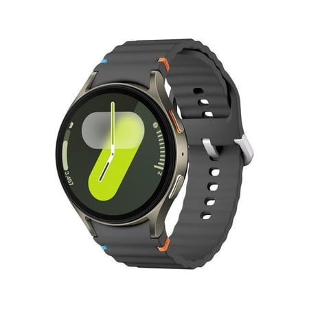 SAMSUNG Galaxy Watch 7 Bespoke Edition 44mm Bluetooth AI Smartwatch w/Energy Score, Wellness Tips, Heart Rate, Sleep, Fitness, Dark Gray Sport Band, Green, US Version