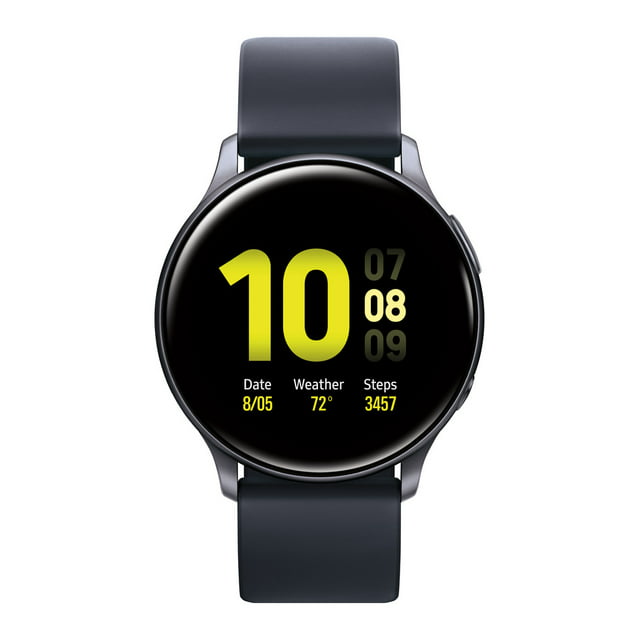 SAMSUNG Galaxy Watch Active 2 Aluminum Smart Watch BT (40mm) - Black - SM-R830NZKAXAR