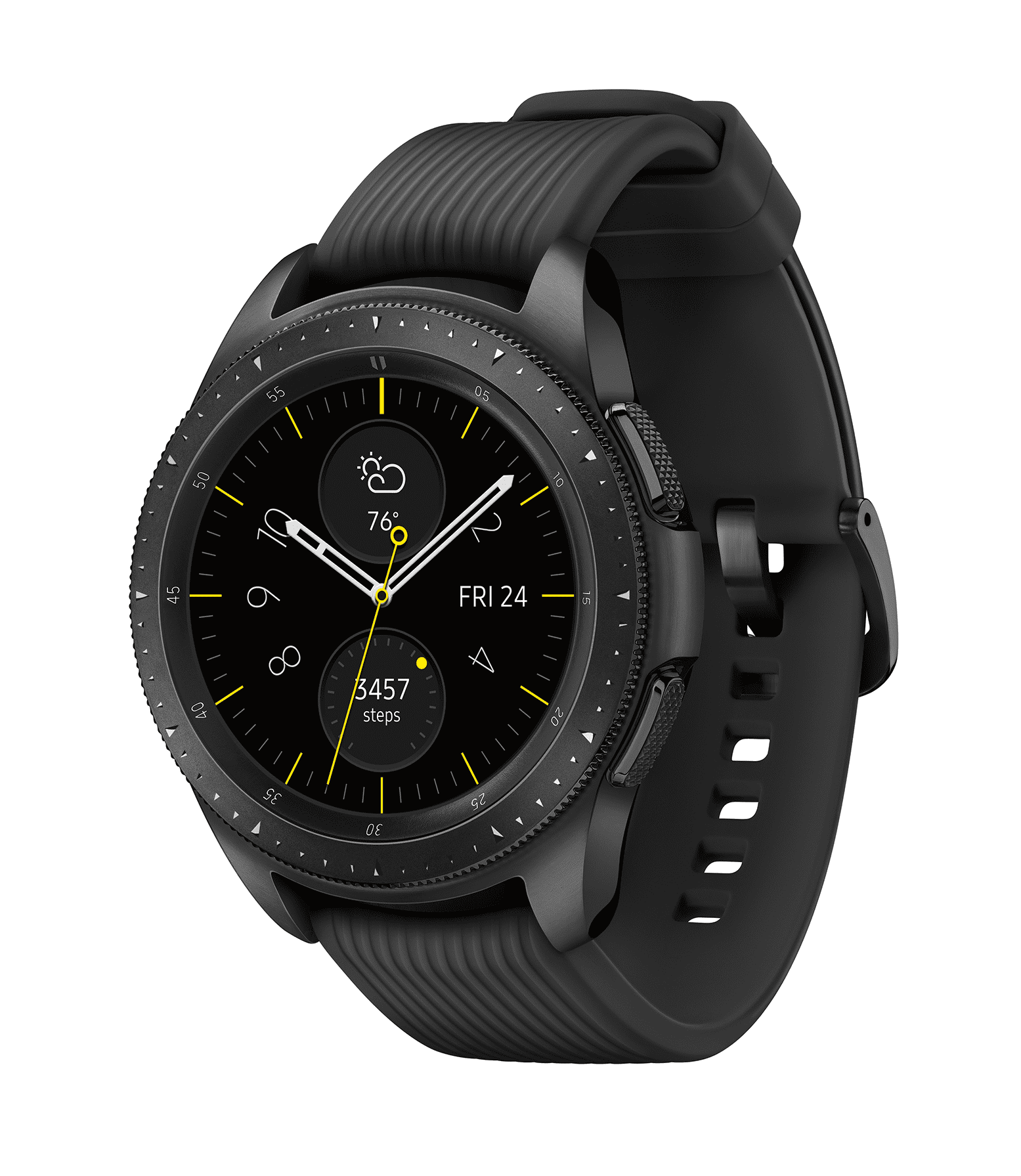 SAMSUNG Galaxy - Bluetooth Smart Watch - Midnight SM-R810NZKAXAR - Walmart.com