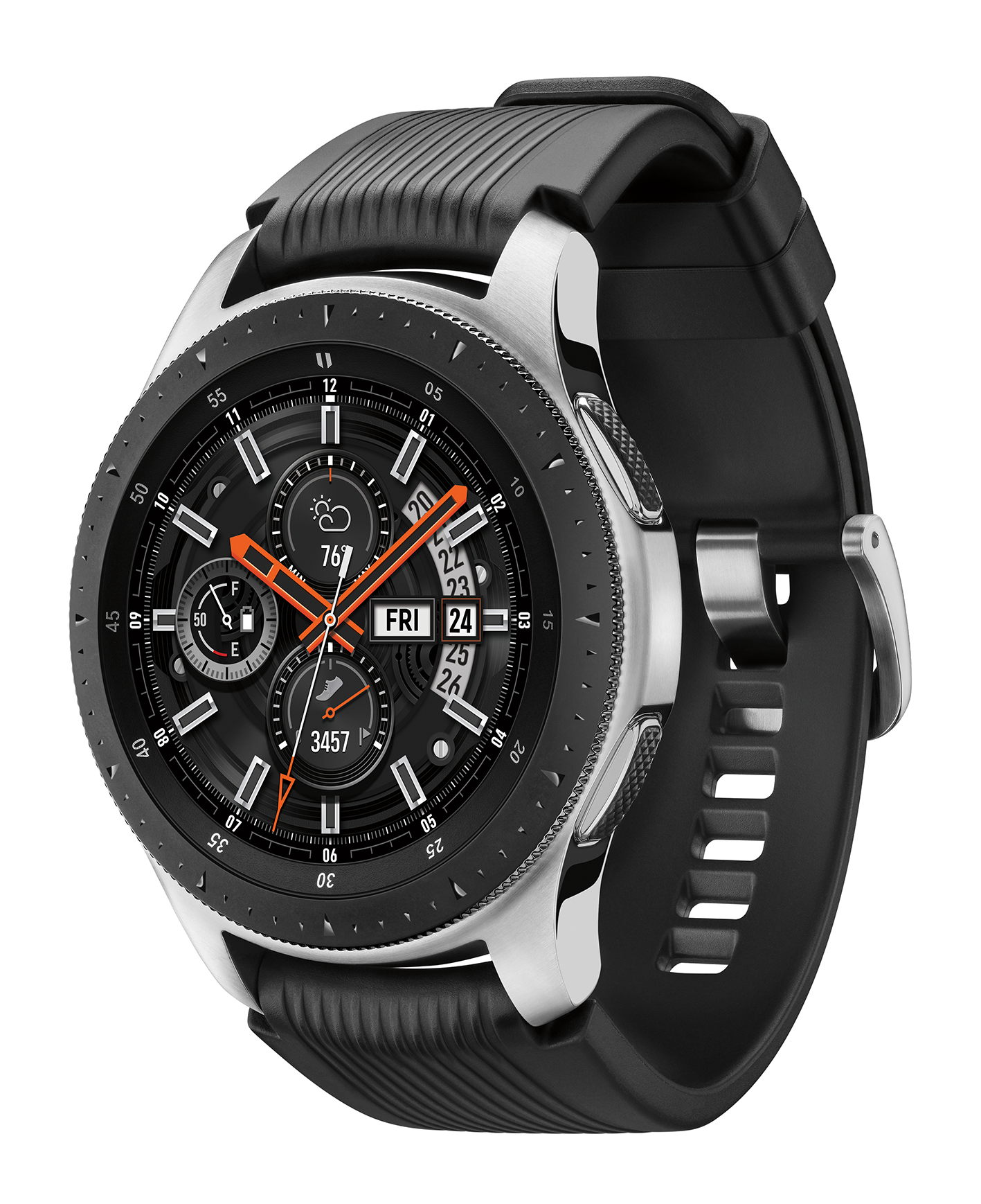SAMSUNG Galaxy Watch - Bluetooth Smart Watch (46mm) - Silver - SM-R800NZSAXAR - image 1 of 15