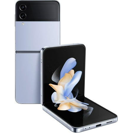 SAMSUNG Galaxy Z Flip 4 5G, US Version, 128GB, Blue - Factory Unlocked