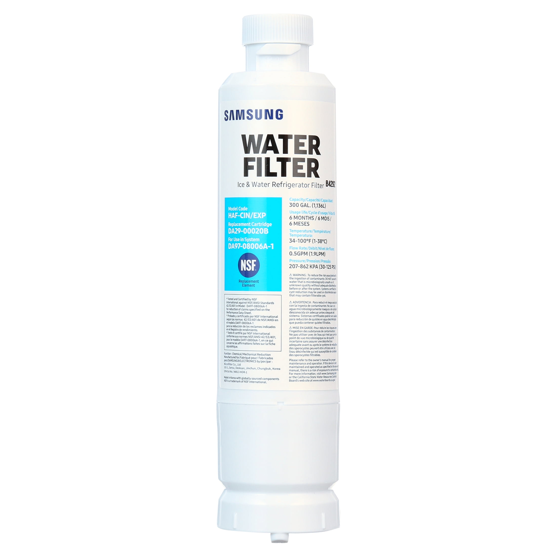 SAMSUNG Genuine HAF-CIN Fridge Refrigerator Water Filter SAMSUNG Genuine HAF-CIN Fridge Refrigerator Water Filter