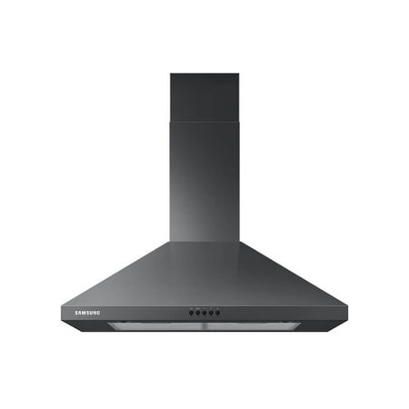 Samsung - 30" Convertible Range Hood - Black Stainless Steel
