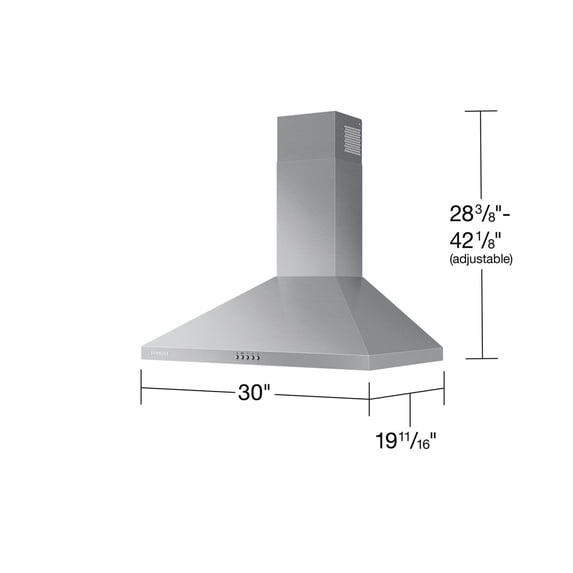 SAMSUNG NK30R5000WS ductless hood