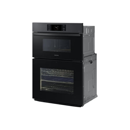 Samsung - BESPOKE 30" Built-In Electric Convection Combination Wall Oven with Microwave and Flex Duo - Matte Black
