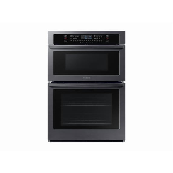 Samsung NQ70T5511DG 30 inch Microwave Combination Wall Oven with Wi-Fi - Black Stainless Steel