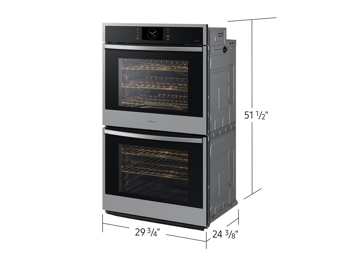 Samsung NV51CG600DSR 30 Inch Double Electric Smart Wall Oven with 10.2 cu. ft. Dual Convection Oven