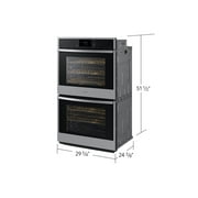 Samsung NV51CG600DSR 30 Inch Double Electric Smart Wall Oven with 10.2 cu. ft. Dual Convection Oven