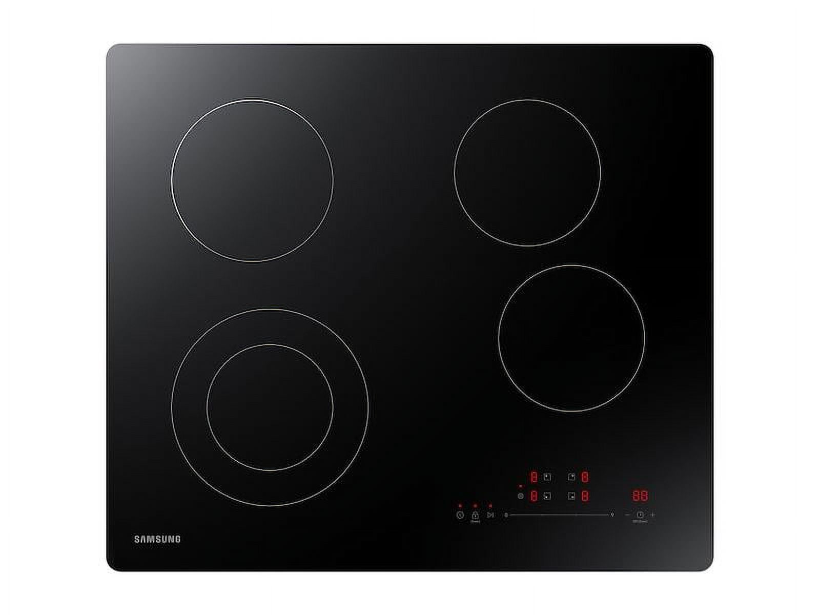 "SAMSUNG NZ24T4360RK 24"" Electric Cooktop in Black"