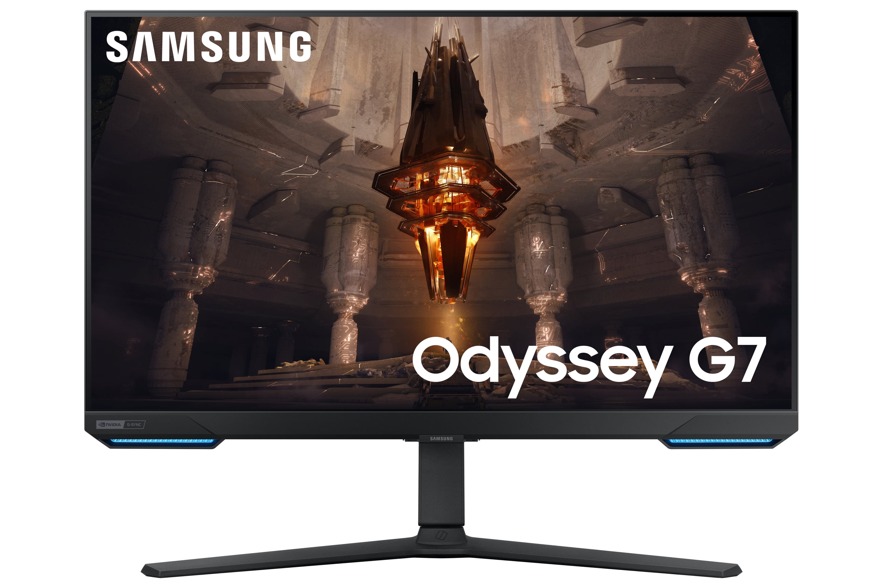 Walmart Deals of Samsung Odyssey G70B 28" 4K UHD IPS 144Hz 1ms G-Sync Compatible Gaming Monitor - LS28BG702ENXGO