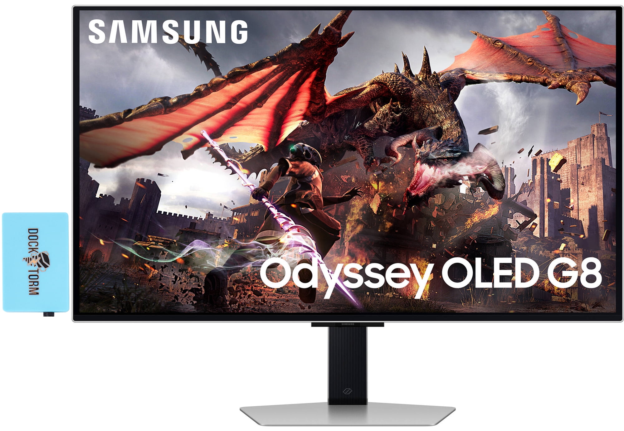 SAMSUNG ディスプレイ SAMSUNG Odyssey OLED G8 G80SD Monitor LS32DG802SNXZA Bundle with