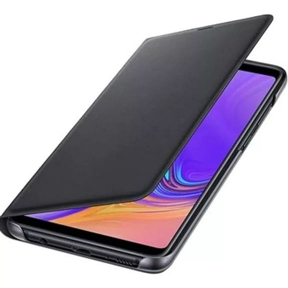 SAMSUNG Original Galaxy A9 2018 Wallet Cover Case, Black