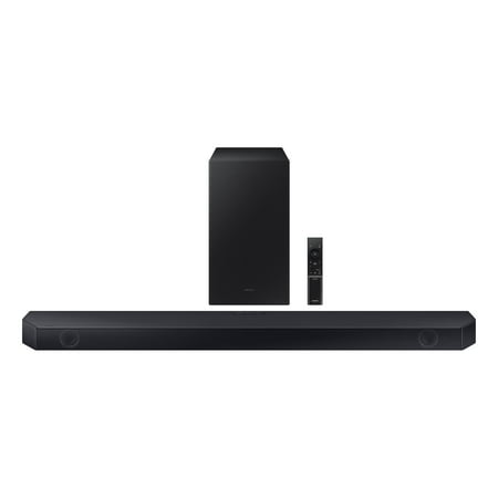 Samsung - HW-Q600C 3.1.2 Channel Q-series Soundbar with Wireless Subwoofer, Dolby Atmos and Q-Symphony - Titan Black