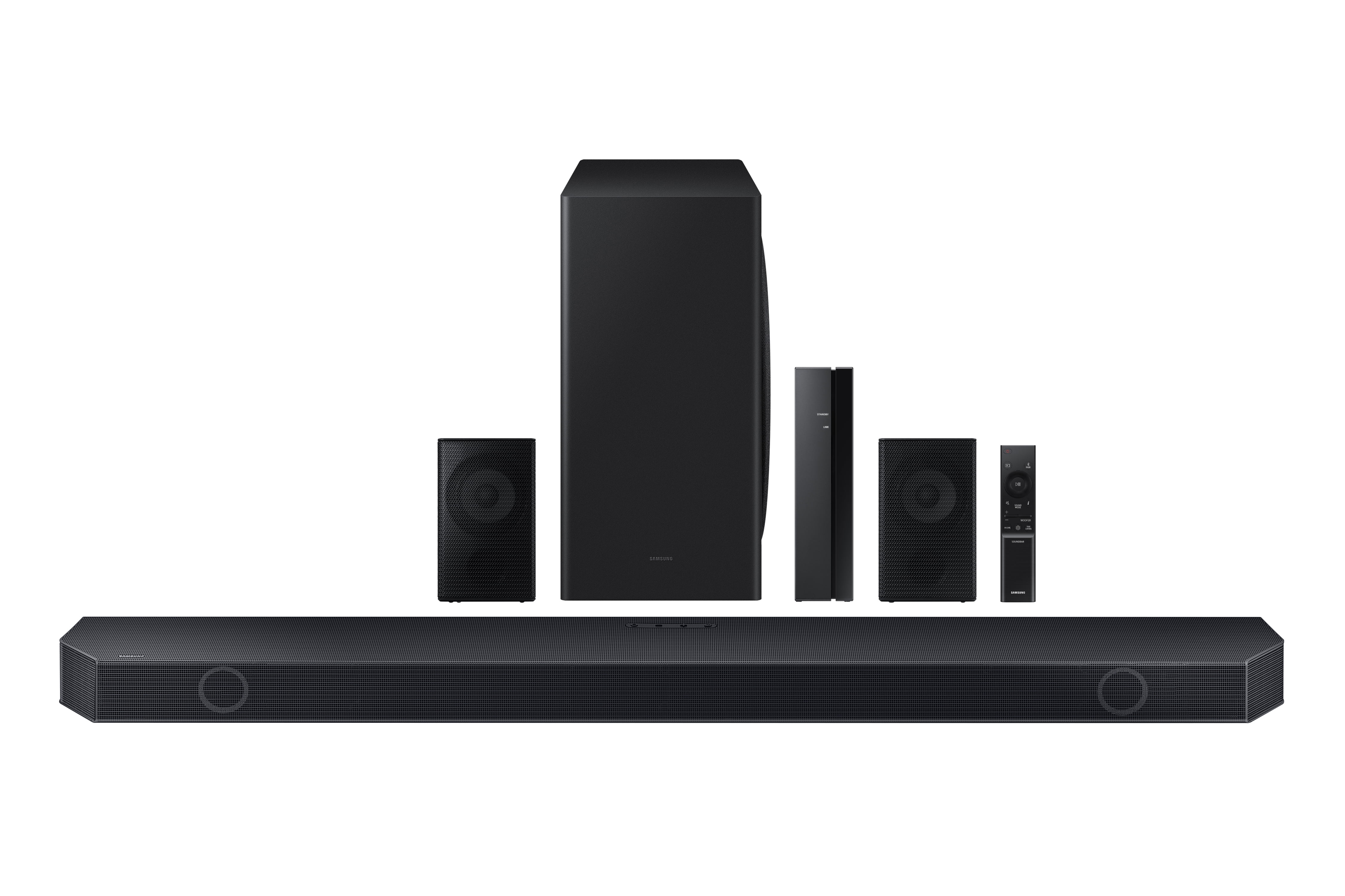 SAMSUNG Q-Series 9.1.2ch Wireless Dolby Atmos Soundbar + Rear Speakers w/ Q-Symphony HW-Q910D/ZA