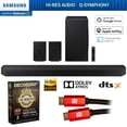 thumbnail image 1 of SAMSUNG Q990D 11.1.4ch Soundbar w/ Rear Speaker, Dolby Atmos (2024 Model) Bundle w/ 2x 4K HDMI 2.0 Cable & Deco Gear CPS Exclusive 26 Month Protection, 1 of 11