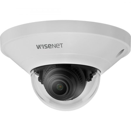 Wisenet QND-6011 2 Megapixel Indoor HD Network Camera - Dome - White - H.264, MJPEG, H.265 - 1920 x 1080 Fixed Lens - 30 fps - CMOS - Wall Mount