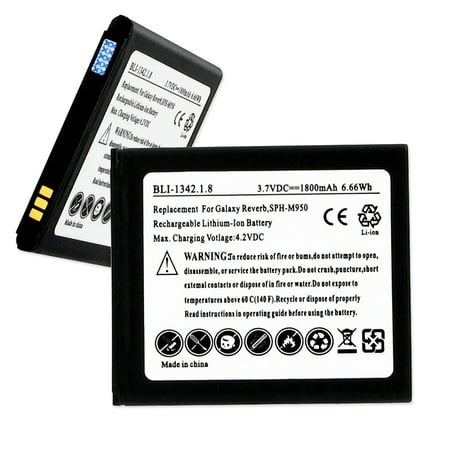 SAMSUNG REVERB SPH-M950 3.7V 1800mAh LI-ION BATTERY Cellular Battery
