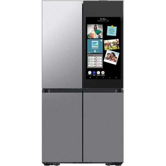 Samsung RF23DB9900QD 23 Cu. Ft. BESPOKE Stainless Counter-Depth 4 Door French Door Refrigerator