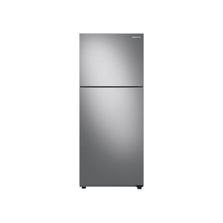 Samsung - 15.6 cu. ft. Top Freezer Refrigerator with All-Around Cooling - Stainless Steel