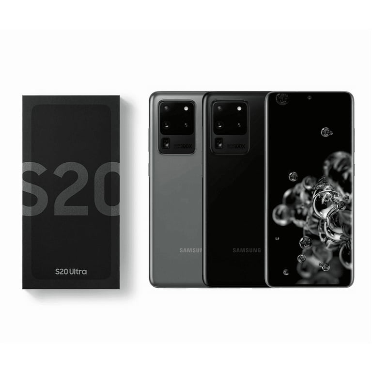 Samsung, Smartphone, Black, Galaxy S20 Ultra, 128GB - Walmart.com