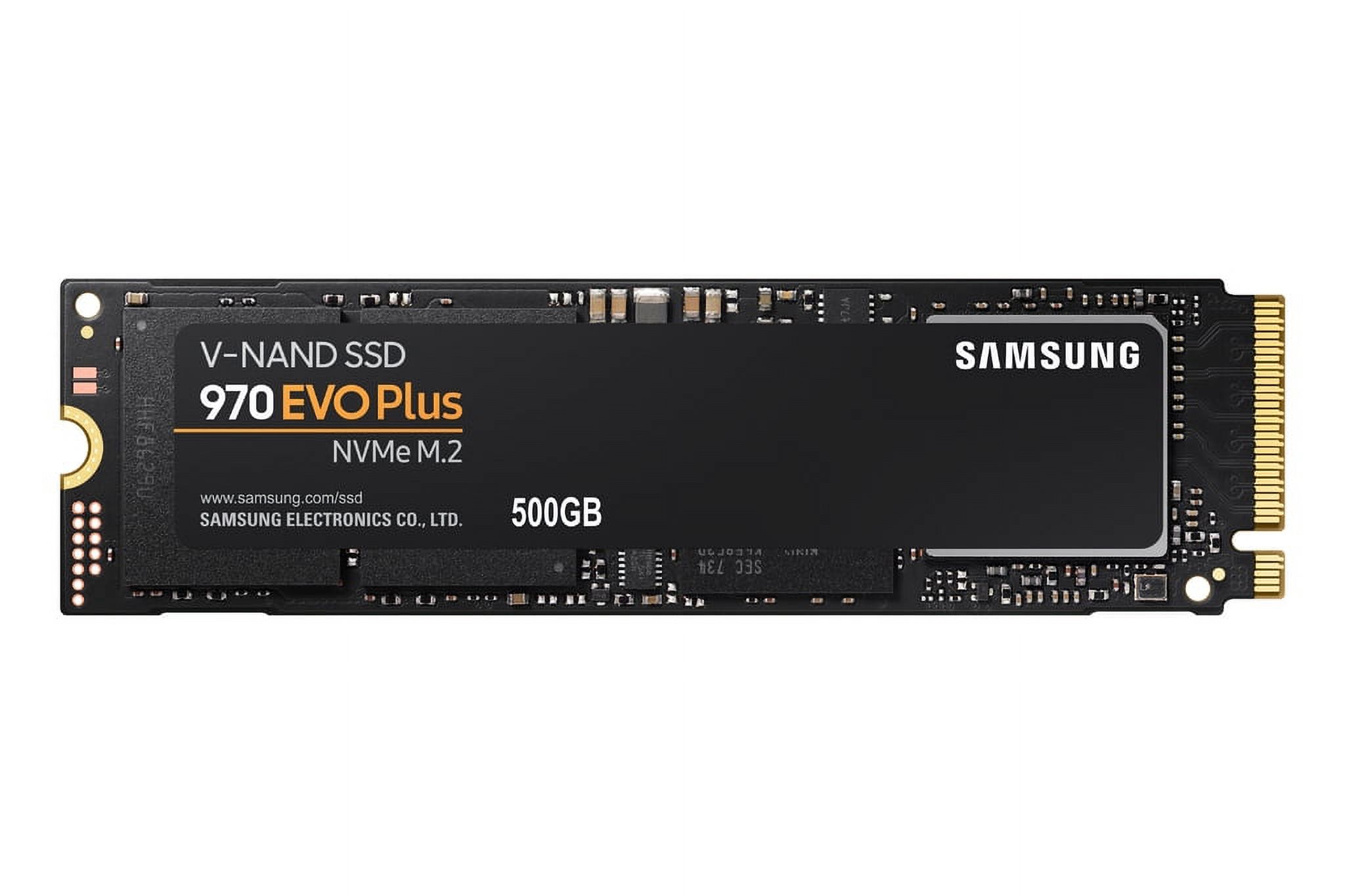 SAMSUNG SSD 970 EVO Plus Series - 500GB PCIe NVMe - M.2 Internal SSD - MZ-V7S500B/AM - image 1 of 8
