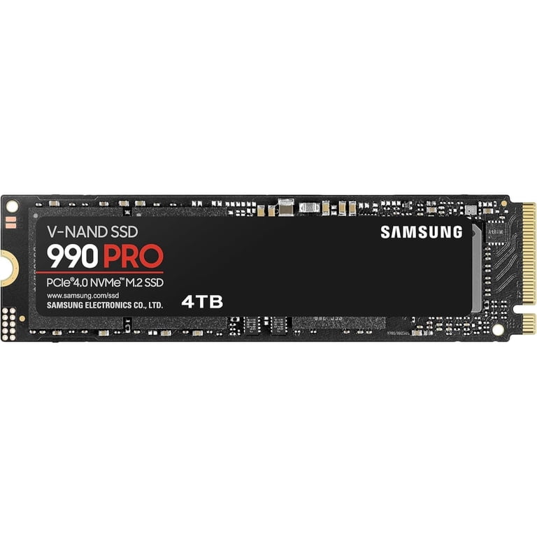 SAMSUNG 990 PRO M.2 4TB NVMe Internal SSD, PCI-E Gen 4.0 x4, Non