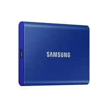 SAMSUNG T7 Portable SSD 1TB Indigo Blue, Up-to 1,050MB/s, USB 3.2 Gen2 (MU-PC1T0H/AM)