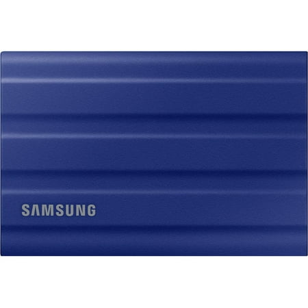 Samsung - T7 Shield 1TB External USB 3.2 Gen 2 Rugged SSD IP65 Water Resistant - Blue