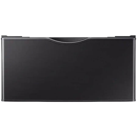 Samsung - Washer/Dryer Laundry Pedestal with Storage Drawer - Brushed Black