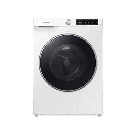 Samsung - 2.5 Cu. Ft. High-Efficiency Stackable Smart Front Load Washer with Steam and AI Smart Dial - White