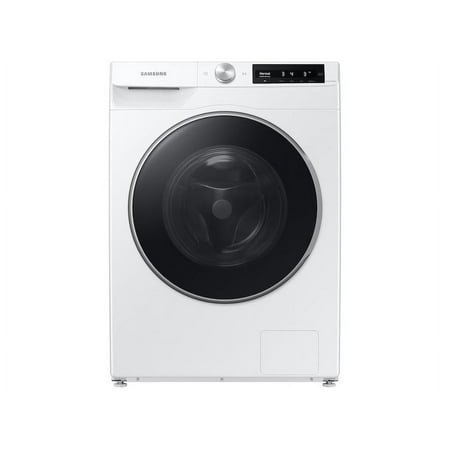 Samsung - 2.5 Cu. Ft. High-Efficiency Stackable Smart Front Load Washer with Steam and AI Smart Dial - White