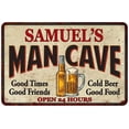 thumbnail image 1 of SAMUEL'S Man Cave Gift Metal Sign Wall Decor Gift 12x18 112180011063, 1 of 1