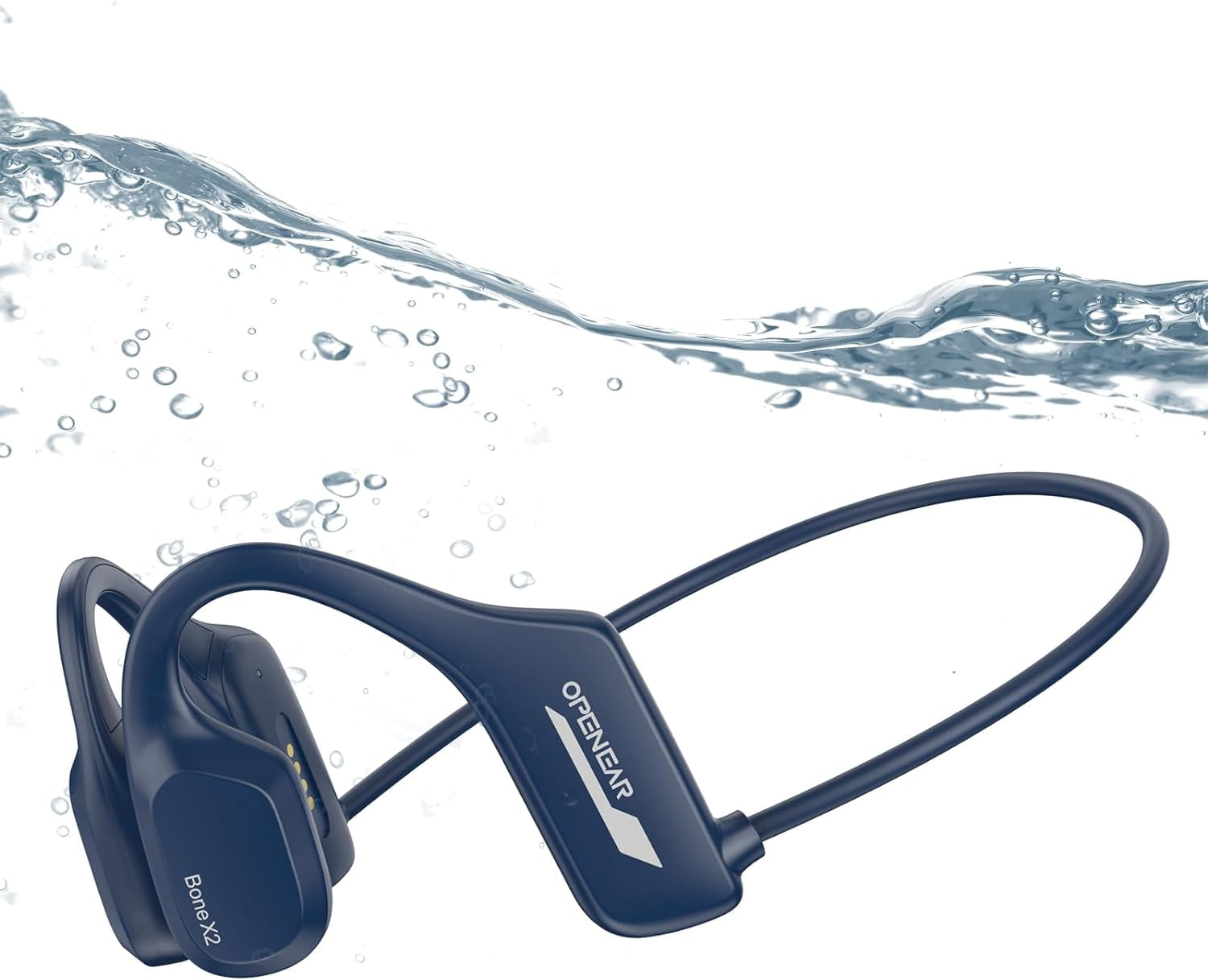 SAMVEK Wireless Bluetooth Headphones, Bone Conduction Headphones, 並行輸入品 : SAMVEK Swimming Headphones IP68 Waterproof, Bone