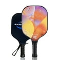 thumbnail image 1 of SAMYOMM Pickle Ball Paddle,Fiberglass,Honeycomb Core,Ribbed Non-Slip Cushion Grip,Single Racket, 1 of 9