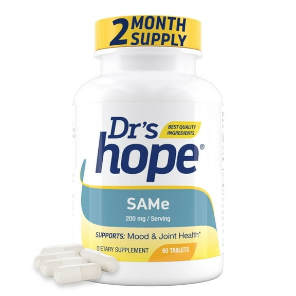 Drs Hope SAM-e Supplement 200 mg - 60 Tablets
