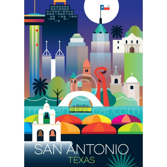 SAN ANTONIO PRINT