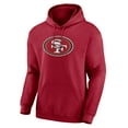 thumbnail image 1 of NFL San Francisco 49ers Men's Team Logo Hoodie – All 32 Teams Available, 1 of 3