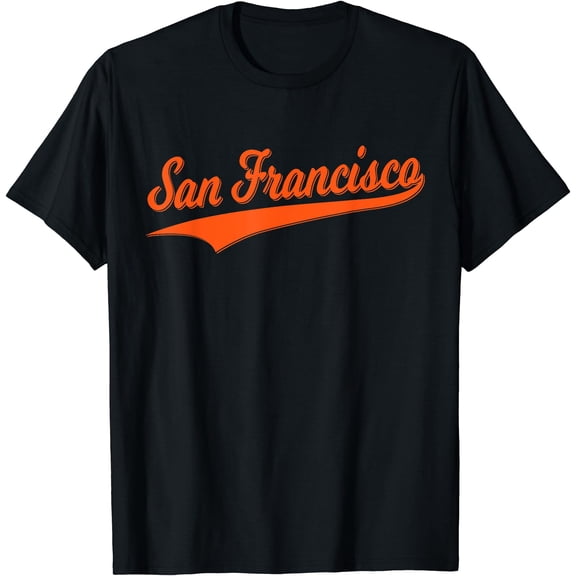 SAN FRANCISCO SF VARSITY SCRIPT VINTAGE SPORTS JERSEY STYLE T-Shirt