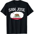 thumbnail image 1 of SAN JOSE CA CALIFORNIA Flag Vintage USA Sports Men Women T-Shirt, 1 of 3